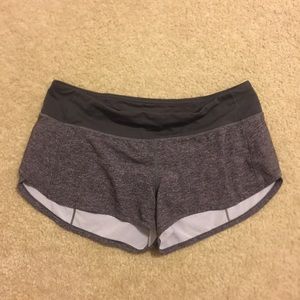Gray lululemon shorts